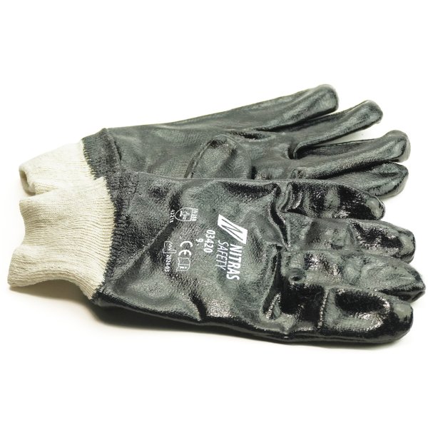 Bomullshandske Nitril