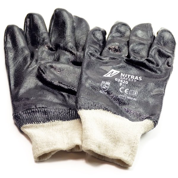 Bomullshandske Nitril