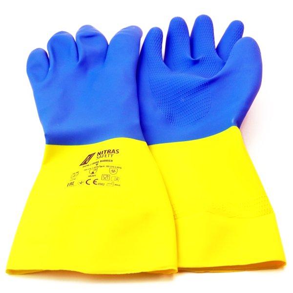 Kloroprenhandske Dual Barrier